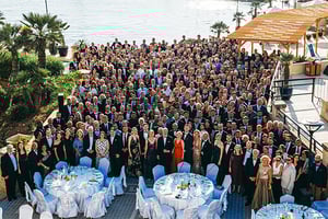 Group photo of anniversary celebrations in Malta