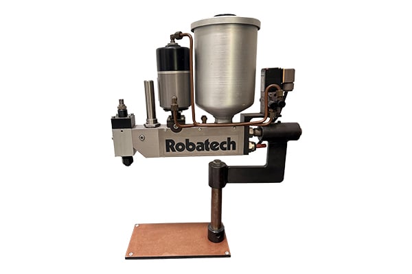 Roba 1: First Robatech hot melt adhesive system