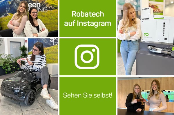 Fotocollage von Robatech-Beiträgen auf Instagram