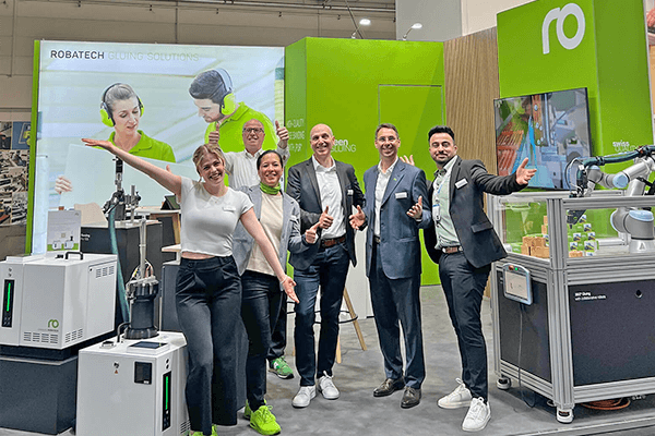 Robatech booth team at the Ligna 2025