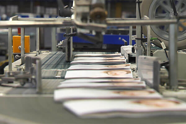 Book spine gluing with PUR