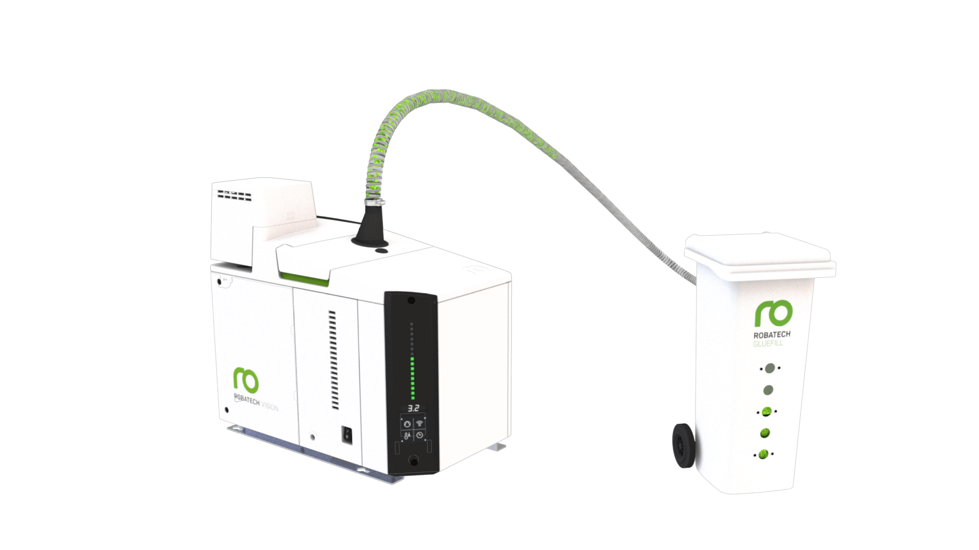 Robatech Vision melter, automatic filling systems