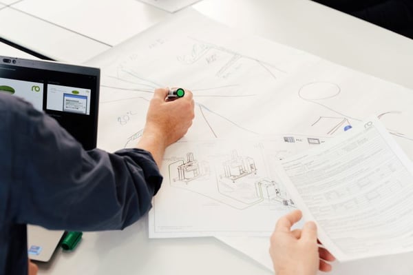 プロジェクト図面と計画図 