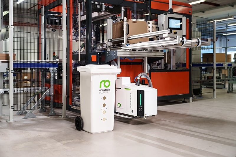 Robatech Vision melter, automatic filling systems
