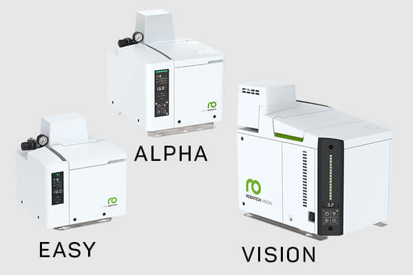 The new generation of adhesive melters from Robatech: Easy, Alpha, and Vision