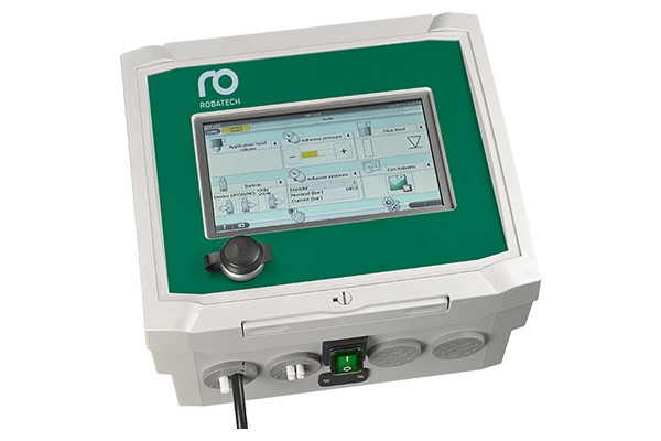 Control de aplicación de adhesivo AS 50 con control de aplicación de Robatech