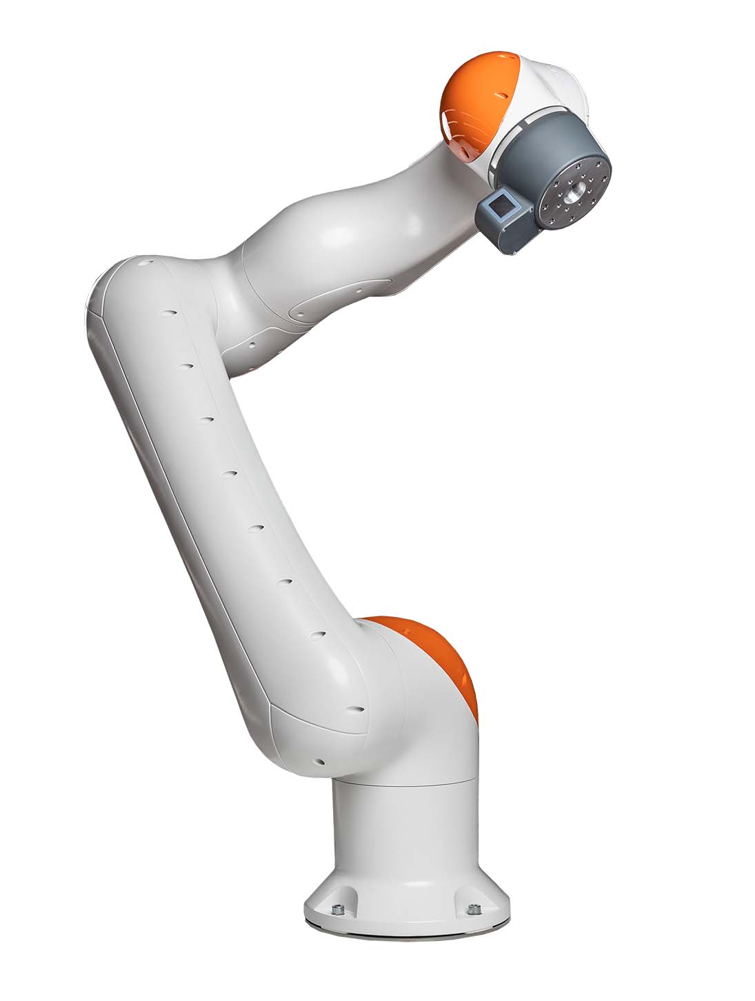 Klebstoff-Auftragssysteme von Robatech lassen sich über das Integrationskit mit einem Kuka-Cobot LBR iisy 6 verbinden.